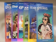 NEW 2023/2024 Walt Disney World Theme Park Maps - 6 map Brochures set picture