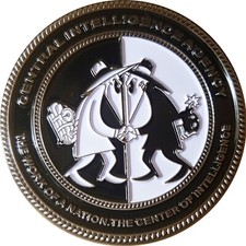 CIA SPY VS SPY CENTRAL INTELLIGENCE AGENCY CHALLENGE COIN 2