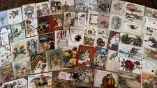 Lot of 60~1900s~Holiday Greeting Postcards~Xmas~Easter~Valentine~Santa~etc.~s954 picture