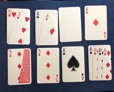 Cadaco Magic Red Back Replacement 8 Gaff Cards New - Very Rare picture