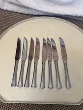 Lot Of 8 Mikasa Edinboro Steak Knives Stainless picture