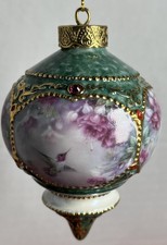 Bradford Exchange Anna's Hummingbird Ruby Throated Christmas Ornament 1998-701 picture