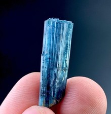 10 Carat Blue Tourmaline Crystal Specimen From Afghanistan picture