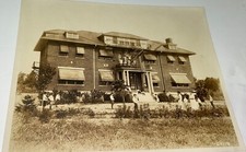 Rare Antique Patriotic Detroit Methodist Children's Home Michigan Photo Six Mile picture