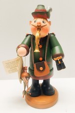 Kathe Wohlfahrt Holzknoddl German Smoker Hunter Huntsman Binoculars Horn Ducks picture