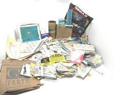 VINTAGE LOT OF 1930'S-1990'S GM DEALERSHIP DISPLAY LABELS BAGS TAGS AND BOXES picture