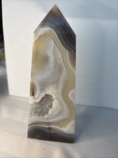 Druzy Orca Agate Tower 6 Inches picture