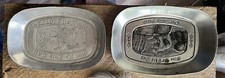 Two Vintage Give Us This Day Our Daily Bread Plates picture