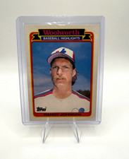 Topps Woolworth Baseball Highlights 1988 Randy Johnson Card 13/33 picture