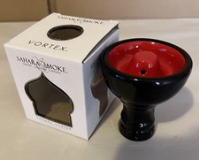 NEW Vortex Hookah Bowl Head Charcoal Smoking Accessory for Hookahs BLACK RED picture