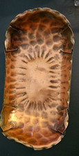 Vintage Gregorian Copper 306 Hammered  Scalloped 16
