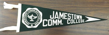VINTAGE 1950s JAMESTOWN COMMUNITY COLLEGE PENNANT BANNER OLEAN NEW YORK SUNY picture
