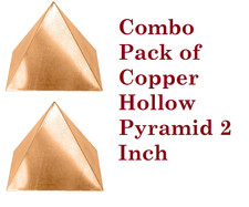 Combo Pack of Pure Copper Hollow Pyramid 2 Inch to Ensuring Authenticity picture