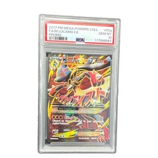 Pokemon TCG PSA 10 2017 M Lucario EX 055A/111 Promo Alternate Art Holo picture