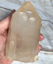 Cathedral Clear Quartz Crystal Point from Brazil about 4 inch over 1 lb A811 picture