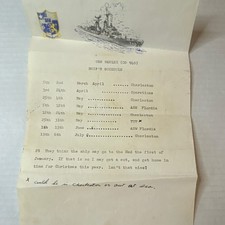 Vintage US Navy Sailor Letter USS Manley 1963 Charleston SC picture
