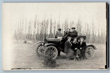 c1910's Ford Model T Women Car Automobile Scene Field RPPC Photo Postcard picture