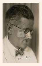 James Joyce Signed Autograph RPPC Photo Postcard COPY picture