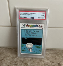 PSA 9 Peanuts Preview #28 Snoopy 1991 Charles Schulz Peanuts In Space picture