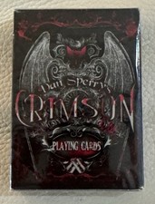 The CRIMSON DECK - FIRST SERIES - LIMITED EDITION Playing Cards picture