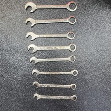 Vintage Williams Superrench 8 Pc Ignition Wrench Set USA SAE Double End picture