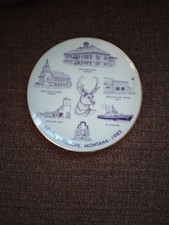 Vintage 1985 Antelope Montana 75th Anniversary Souvenir Collectors Plate picture