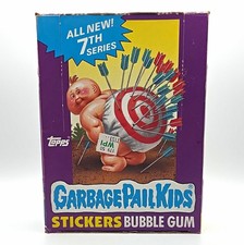 Vintage 1987 Topps Garbage Pail Kids Sticker Series 7 Wax Box picture