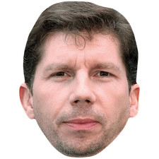 James Vowles (Stubble) Big Head. Larger than life mask. picture