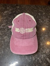 RMS Titanic Maroon Embroidered Baseball Cap Hat Adjustable The Game picture
