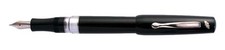 Stipula Vedo Onyx Black Cartridge/Converter Fountain Pen Iridium M Pt New In Box picture