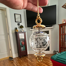 Marquis Waterford Winter Celebrations Crystal Snowflake Ball Ornament F49254-1 picture