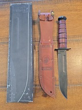 Ka Bar 1217 USMC fixed blade knife..... NEW IN BOX UNUSED WITH SHEATH picture