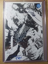 [SIGNED 3X] Absolute Batman #22 SDCC B&W LTD 1000 s/Lee/Sinclair/Dragotta w/COA picture