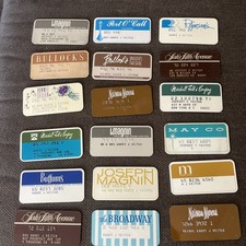 (18) VINTAGE DEPARTMENT STORE CREDIT CARD Lot” May Co, Broadway,Saks Fifth Ave” picture