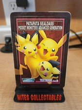 2004 Pokemon Japanese Bandai Patapata Sealdass Vol 9 Sticker Book Unpeeled Mint picture