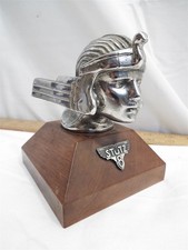 1920s 1930s Stutz 8 Radiator Cap Hood Ornament Sun god Ra Mascot Trophy Auto Car picture