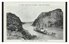 Panama Canal Culebra Cut Standard Postcard picture