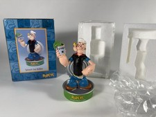 VTG 2002 Popeye Spinach Can Bobber 6” Bobblehead Vandor 81253 w/ Original Box picture