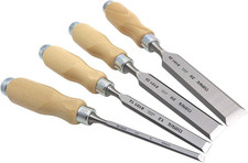 Narex Bevel Edge Chisel Set with Wooden Handles, Set of 4 Pcs picture