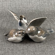 Bing and Grondahl B&G Porcelain Sparrows Denmark 1952-1958 picture