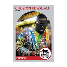 BIGGIE SMALLS The Notorious BIG Hip-Hop Trading Card 1990 NBA Hoops Design picture