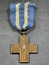 WW1 WWI Imperial Italian Italy Army Military War Merit Cross Medal Award 1914 picture