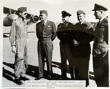 General Emrick 1956 Morocco Ben Guerir US Air Force Base Vintage Photo picture