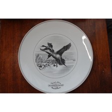 Vintage Limoges Duck Stamp Plate: 1962-63 Abercrombie & Fitch, 11.5 inches picture
