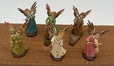 Vintage Christmas Figurines Plastic Musical Choir Angels Made In Hong Kong # 6 picture