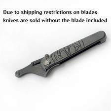 XGEDC Titanium EDC Folding Knife Handle Quick-Open Replaceable Blade Cutter picture