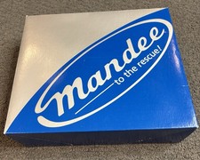 Vintage Mandee to the rescue Gift Box Blue Silver 12” x 10” x 4” picture