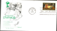 1972 First Day Cover - honoring Pharmacists - Fleetwood picture