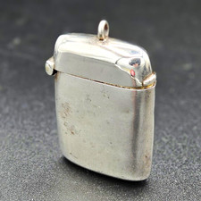 Antique Sterling Silver Vesta (match) Case picture