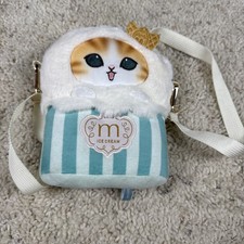 Miniso mofusand Ice Cream Collection Plush Crossbody Bag One Size picture